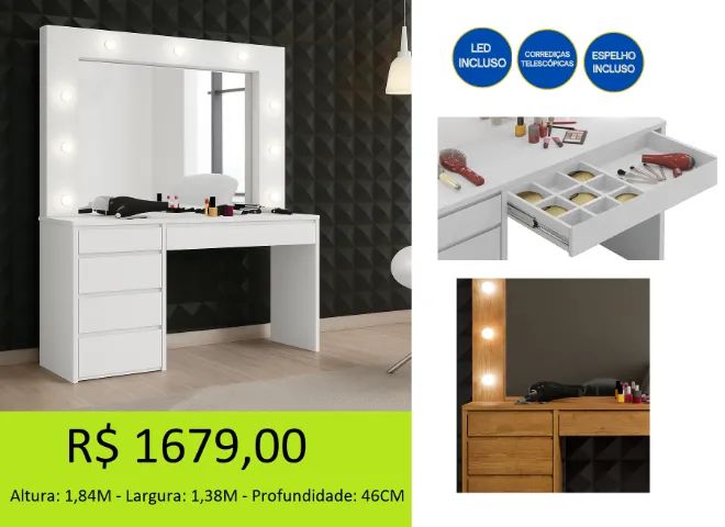 Camarim com led incluso a pronta entrega