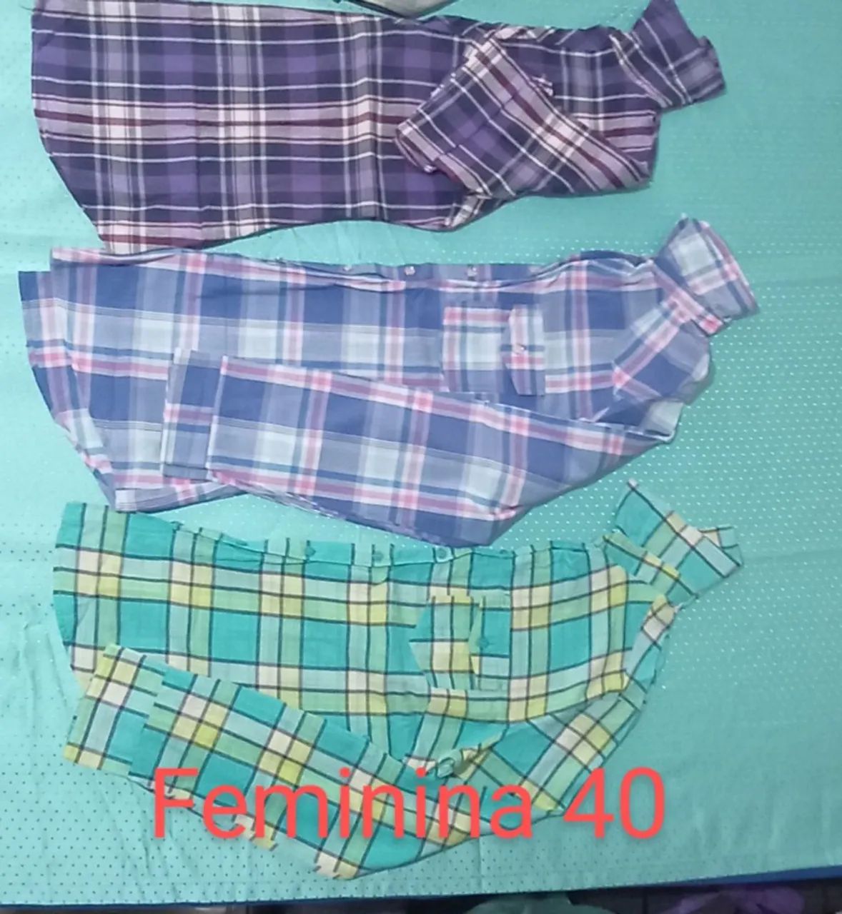 Camisas xadrez Femininas 36 ao 40 - Foto 4