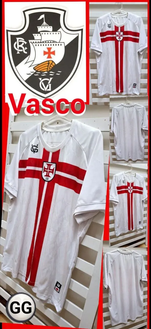 Estilosa Camisa Esportiva Vasco Da Gama Tamanho GG Mtooo Top. Atenção Torcedores !!!