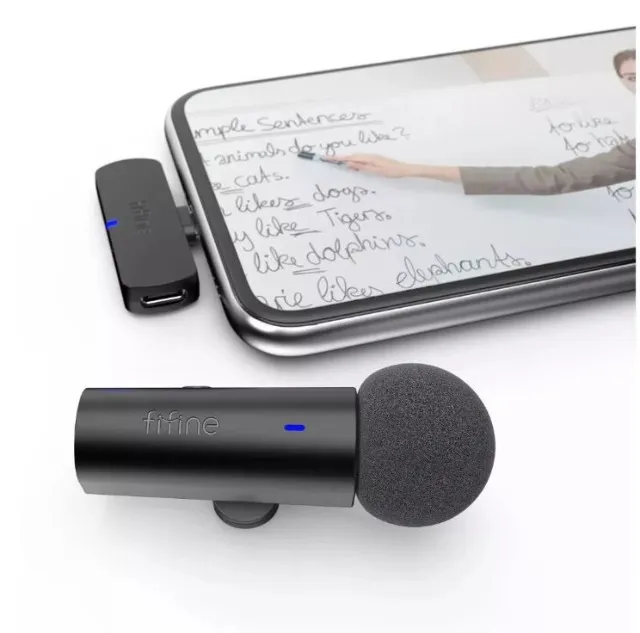 Microfone de lapela Fifine M6 original - Som perfeito /cristalino
