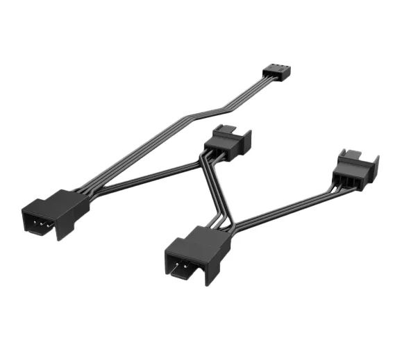 Cabo Adaptador Splitter Para Fans Pwm 1 Entrada 4 Saidas Pcyes - Sptpwm4Pcy - WZetta - Foto 2