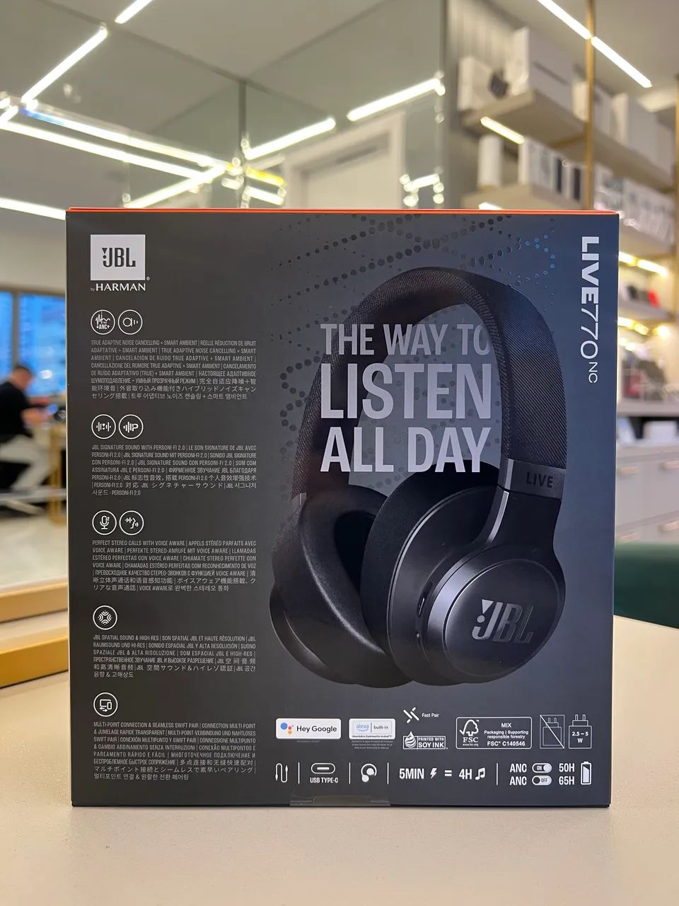 Headphone JBL Live 770NC Novo Lacrado / Loja Física  - Foto 2