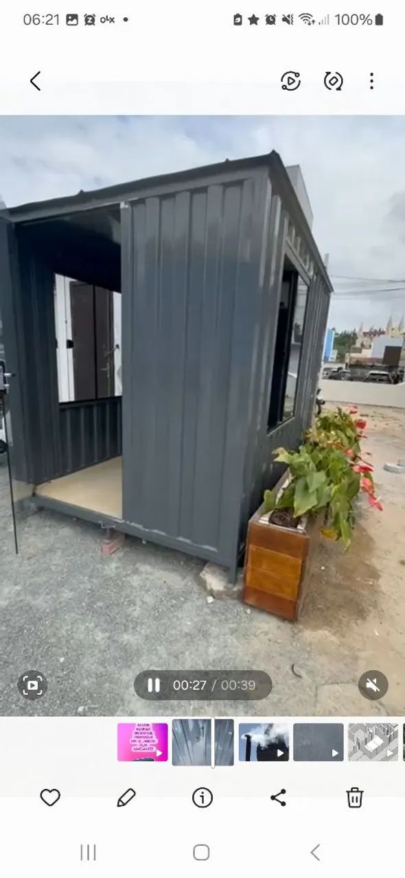 Containers guarita e banheiro desmontável para canteiro de obra - Foto 6