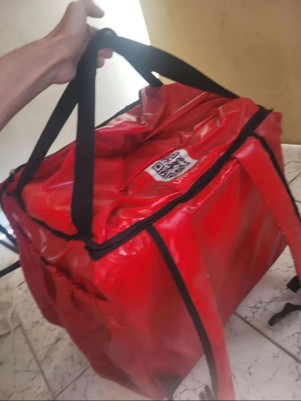 Bolsa Térmica para Entregas - Vermelha