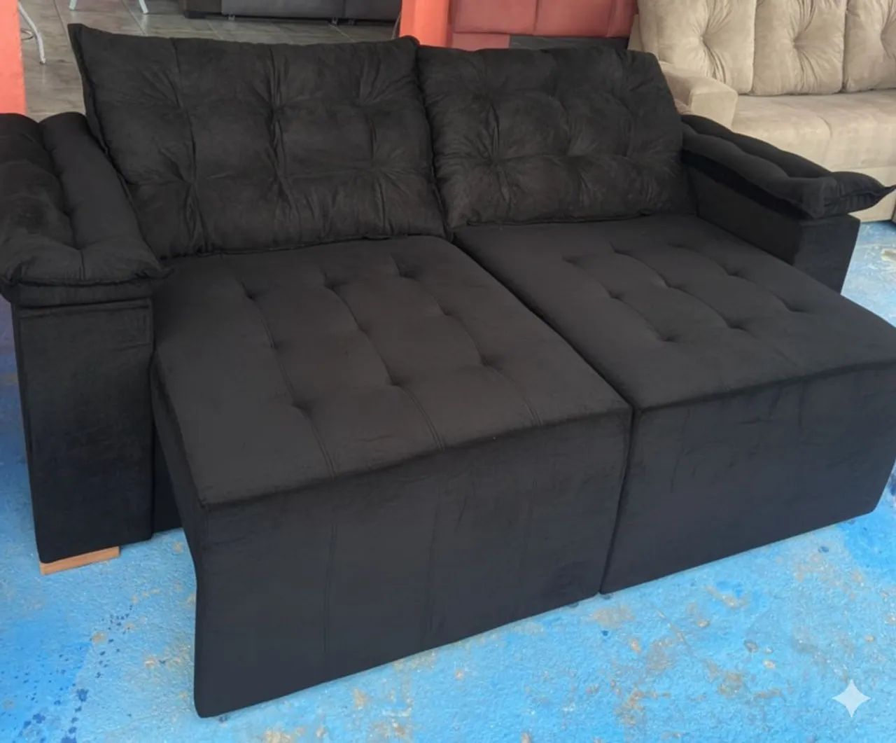 Sofá Retrátil fixo Bogotá (SEM ALMOFADAS) 