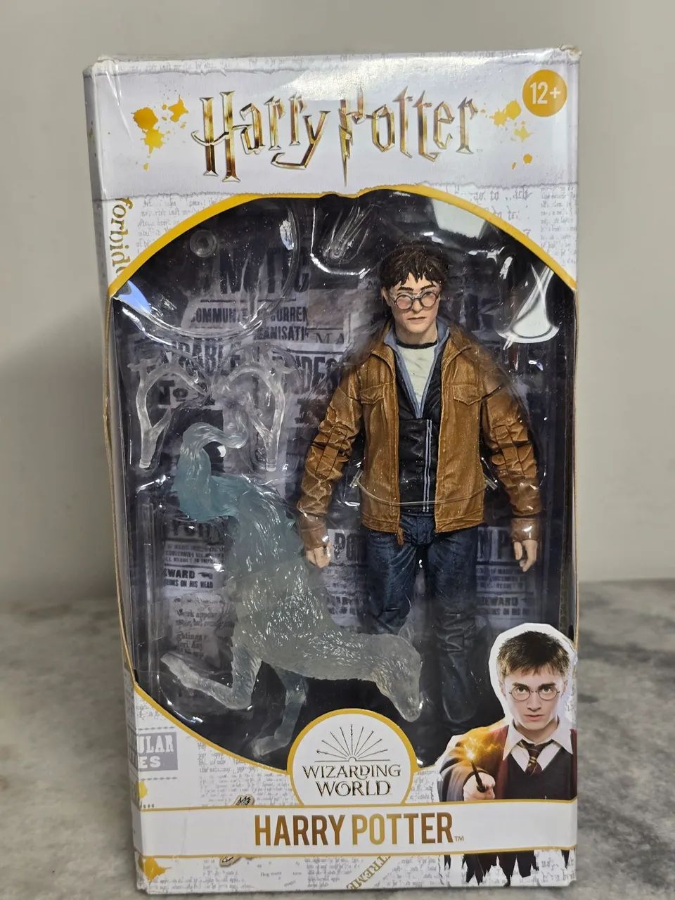 Harry potter mcfarlane 18cm original lacrado com patrono
