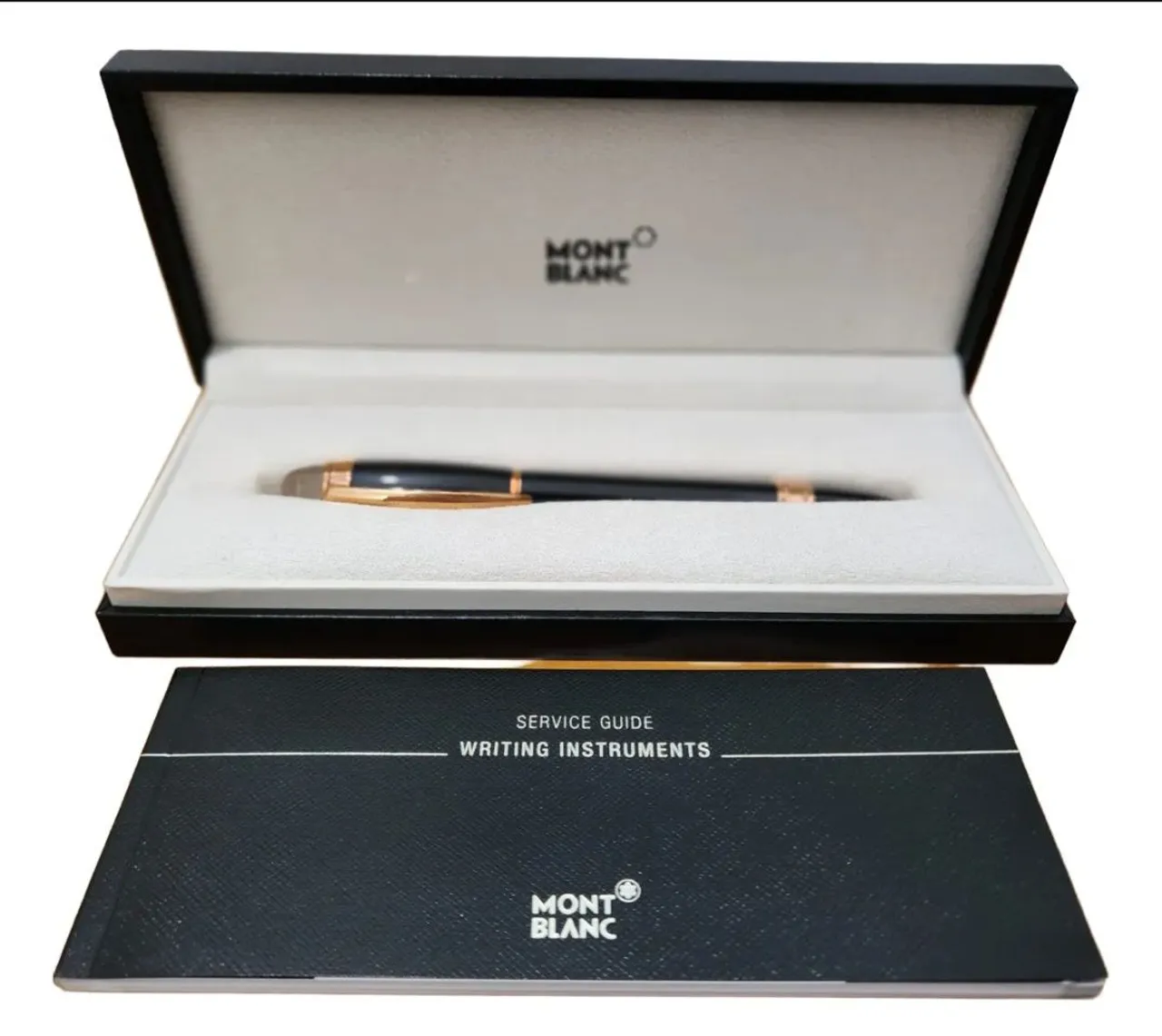 caneta montblanc starwalker rosê rollerbal original