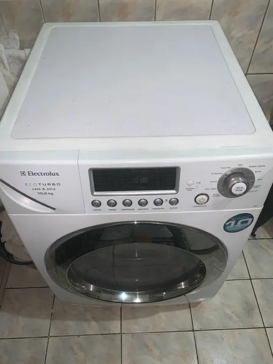Lava e Seca Electrolux Eco Turbo 10,5kg - 1.300 - Foto 5