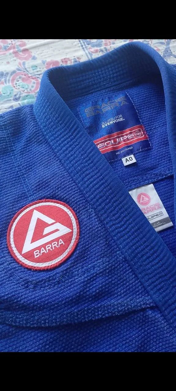 Kimono Gracie Barra azul A0 - Foto 2