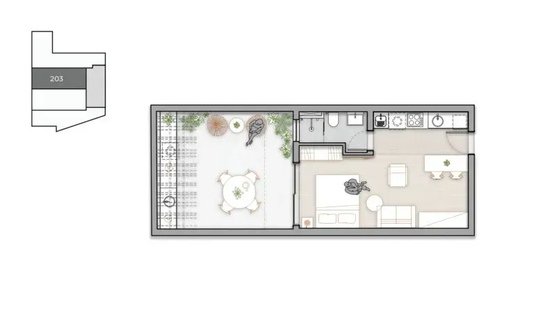 PLANTA 53m²