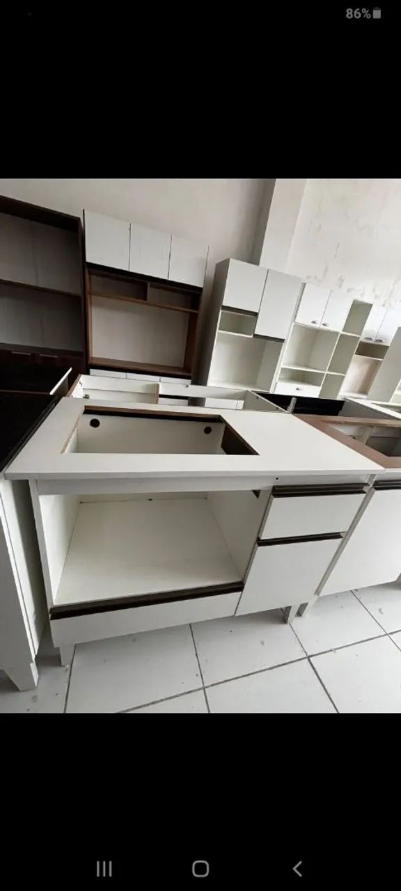 Balcão para cooktop de 4 e 5 bocas 