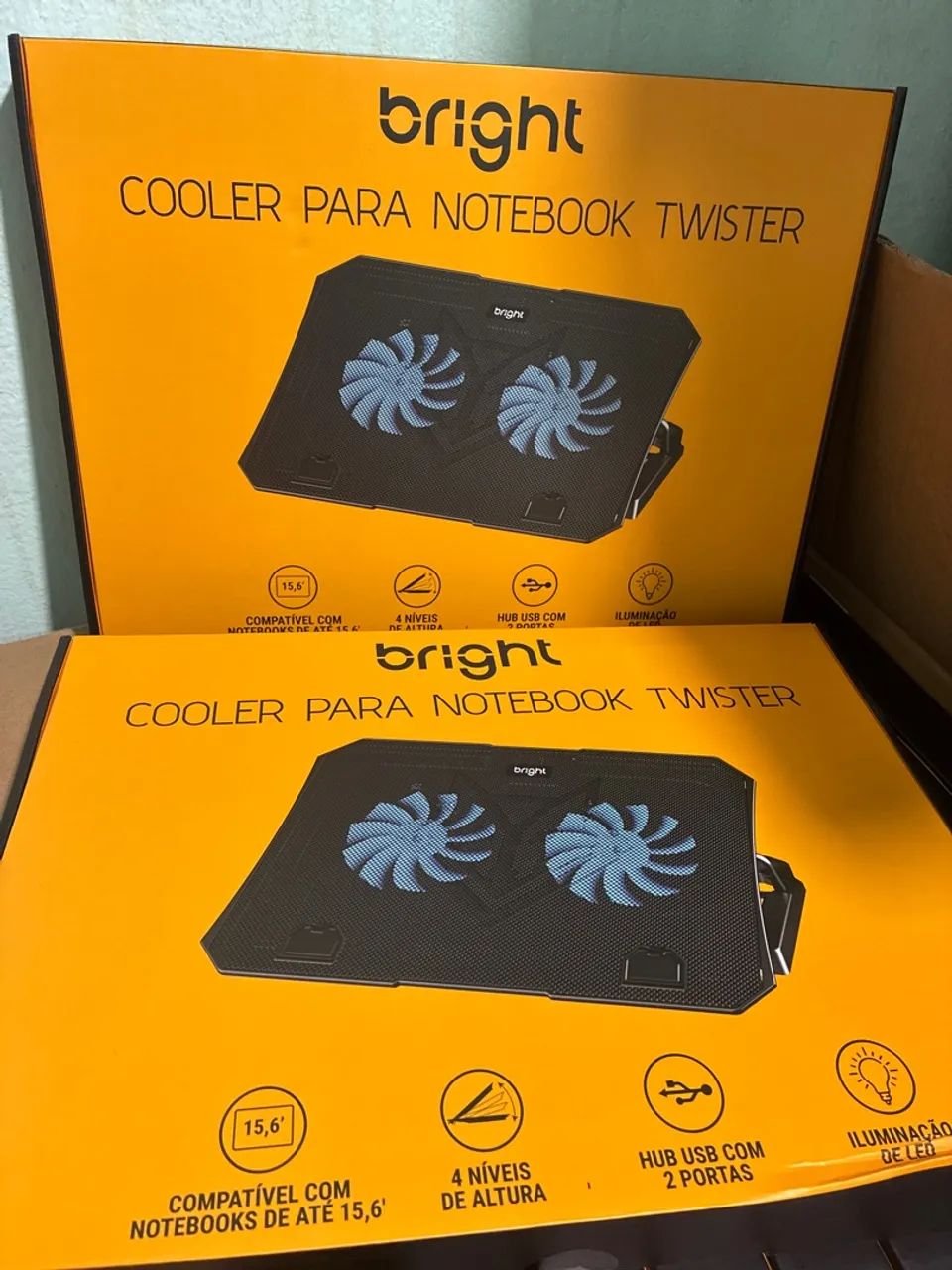 Suporte cooler para notebook Bright 