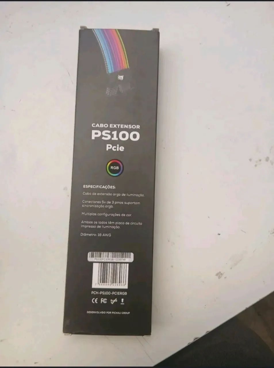 Vendo cabo pcie de placa de video ARGB - Foto 2