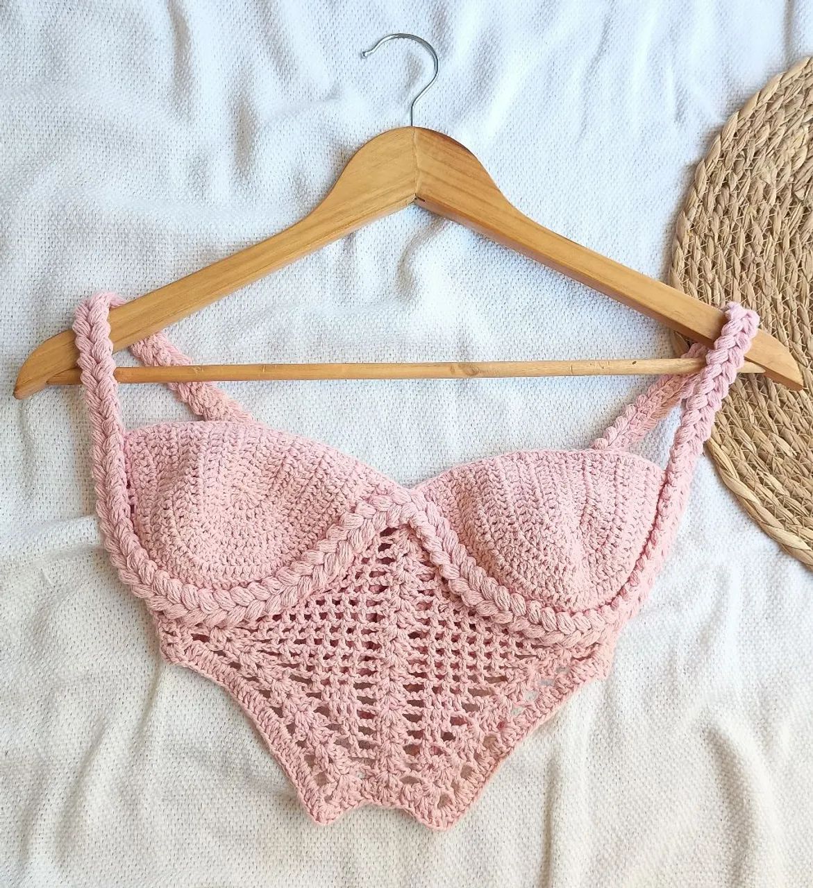 Cropped corset trançado - Foto 2