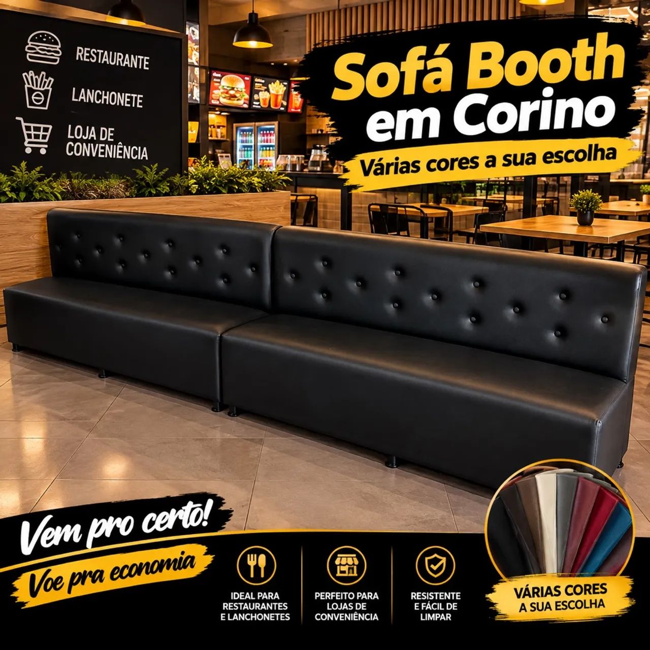 Poltronas Comercial em Corino!! Sob medida!! Entrega rápida.