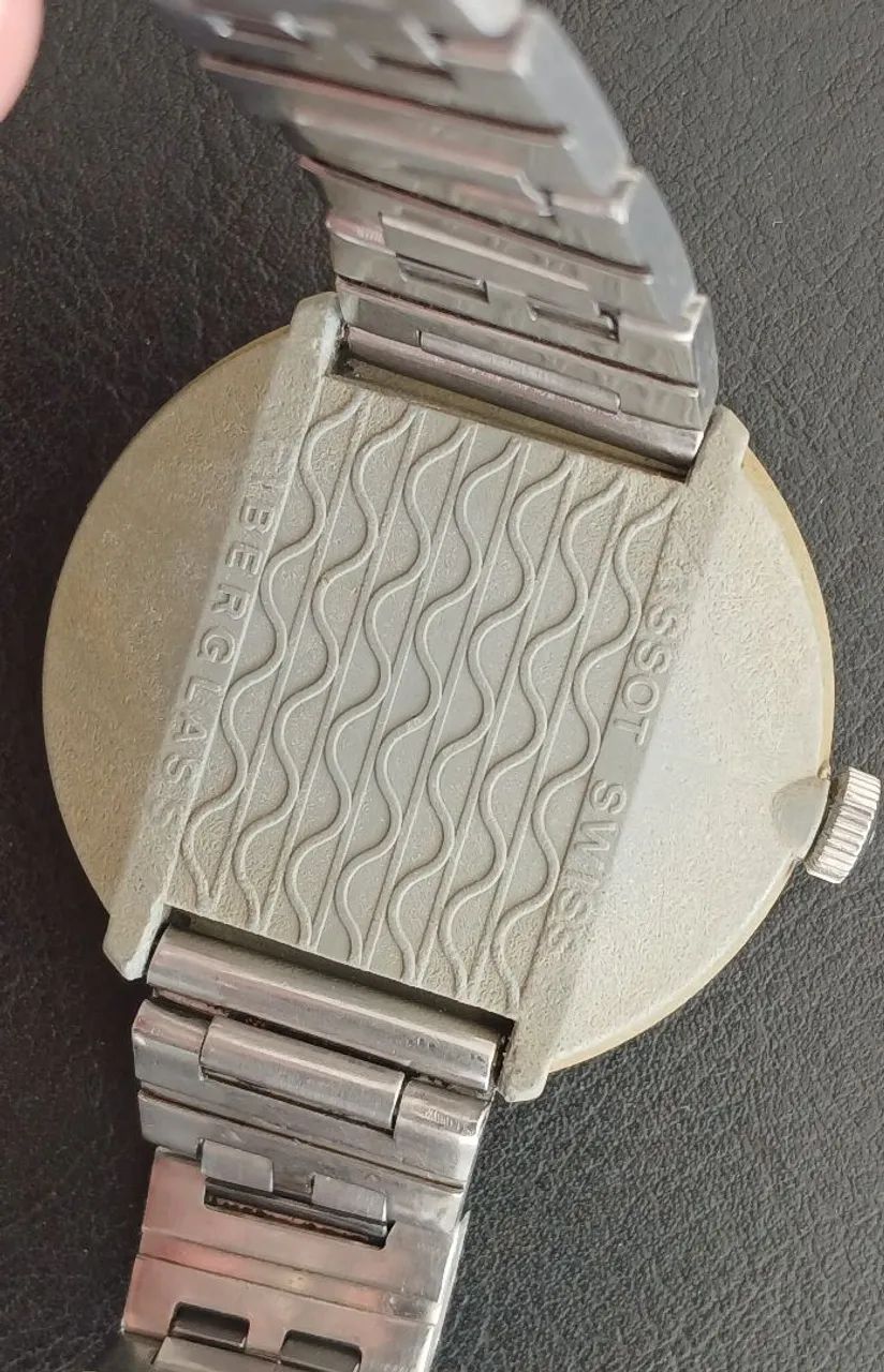 Relógio raro antigo suíço original década de 1970 TISSOT SIDERAL automático e corda  - Foto 4