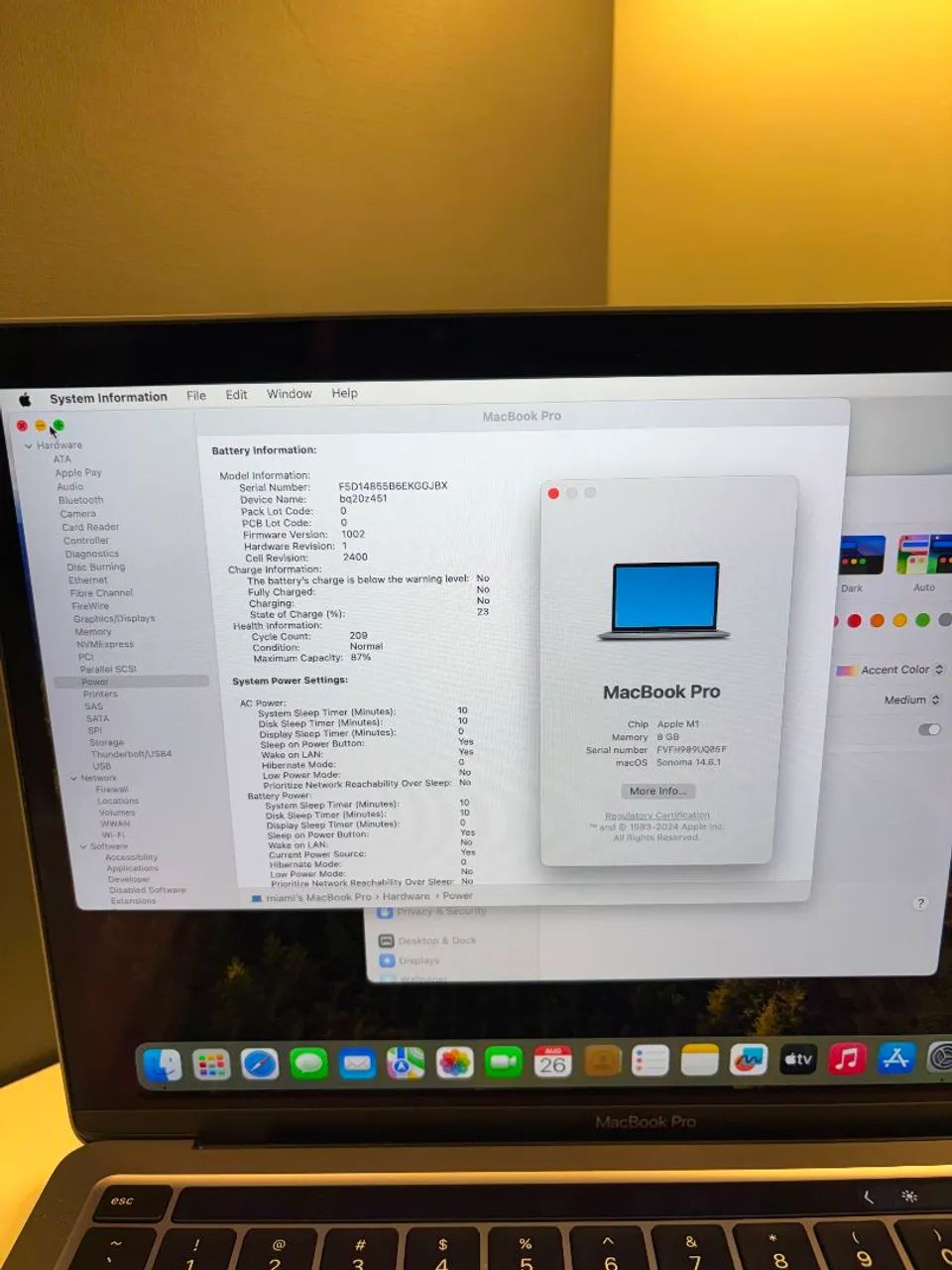 Macbook Pro M1 512gb 8gb Com Garantia  - Foto 3