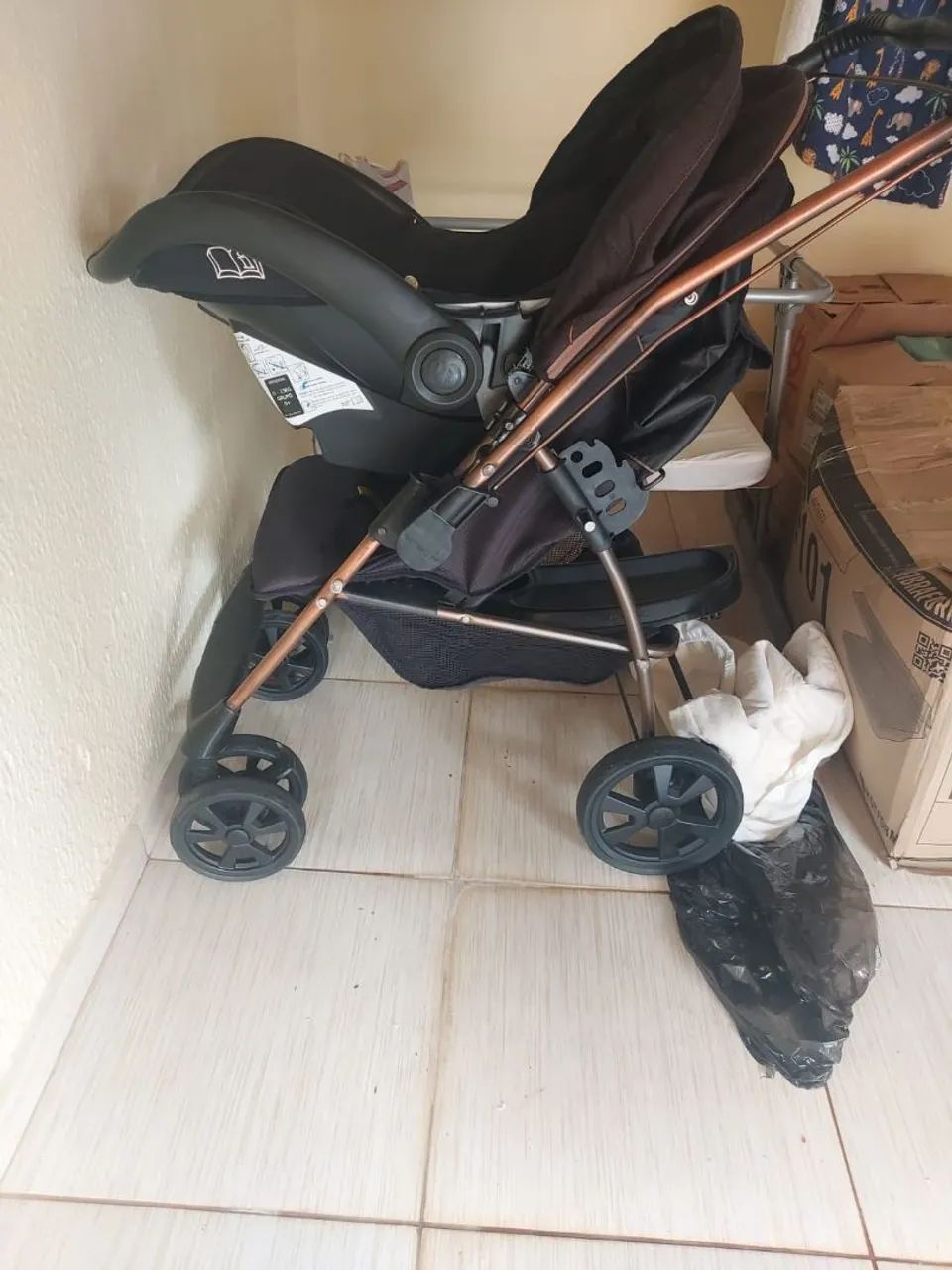 Carrinho de bebe e bebe conforto - Foto 5