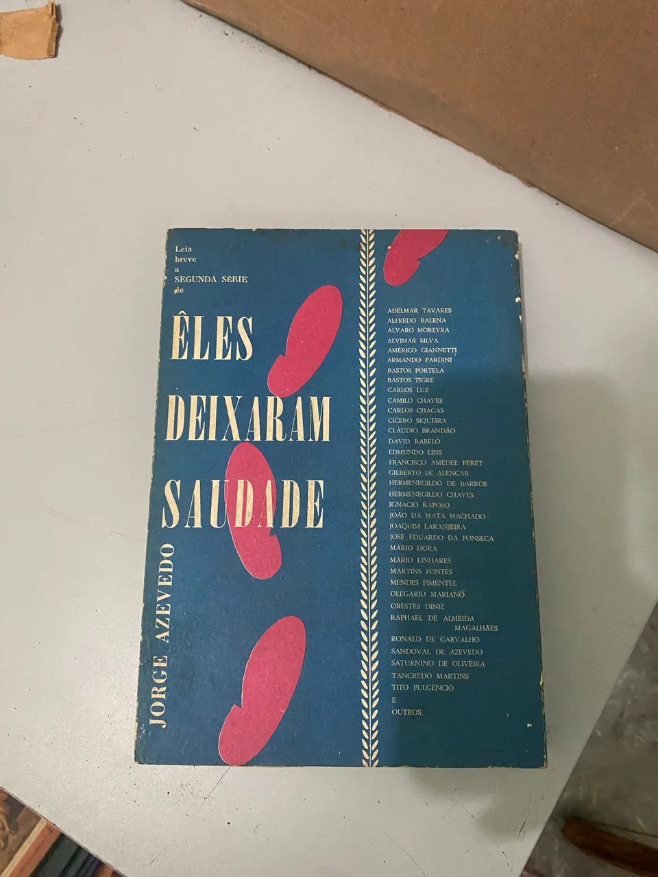 LIVRO ANTIGO AUTOGRAFADO ELES DEIXARAM SAUDADE - Foto 2