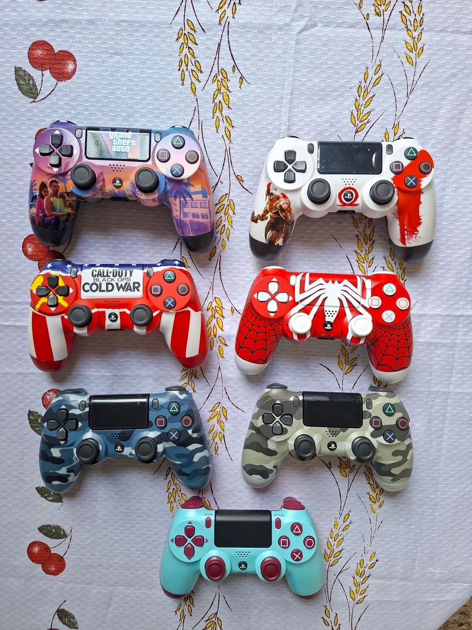 Controle de ps4 várias estampas 
