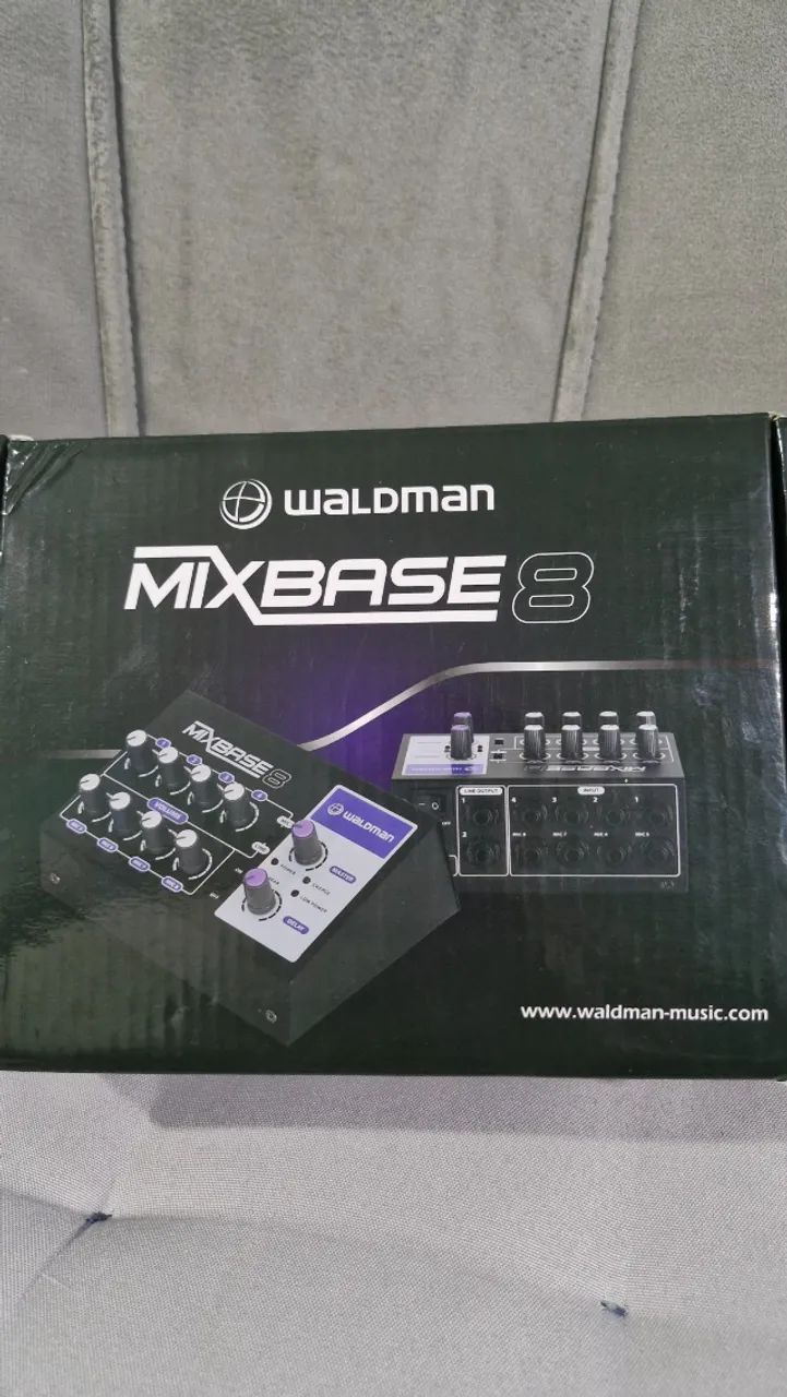 Mixer Waldman Mix Base 8 - Mesa de Som 8 Canais Compacta - Foto 2