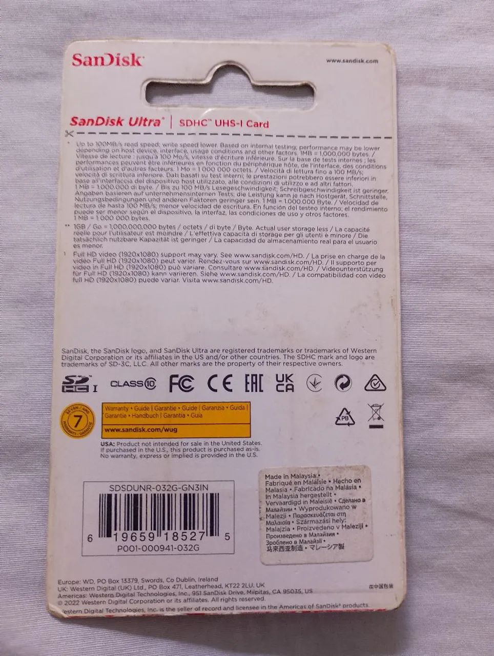 Cartão de memória 32gb lacrado  - Foto 2