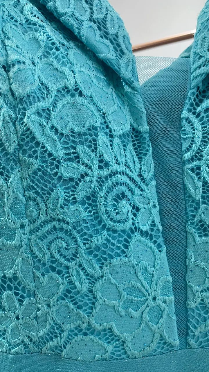 Vestido azul tiffany - Foto 5