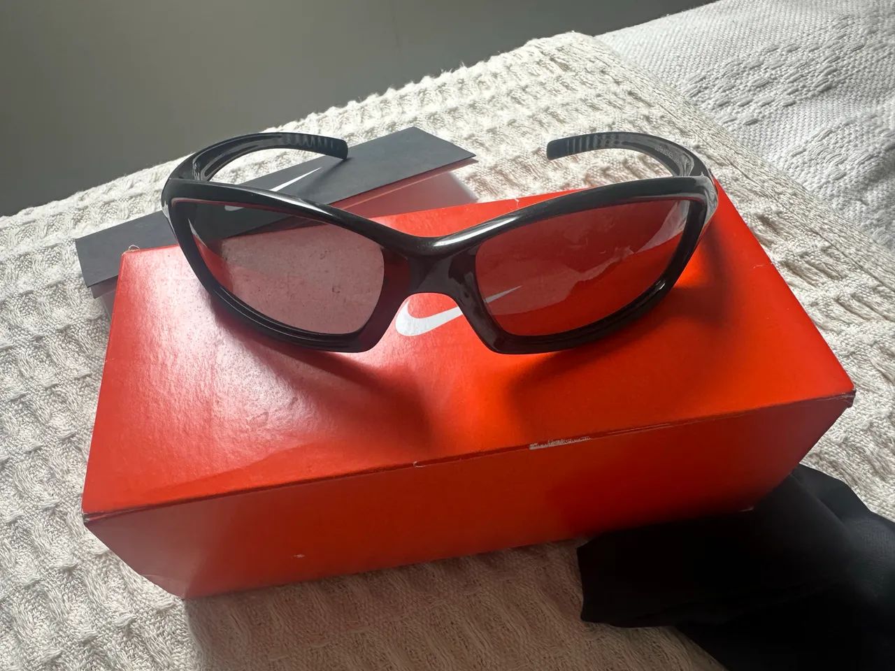 Óculos NIKE EVO 128 GDO SQ usado excelente estado sem riscos  - Foto 4
