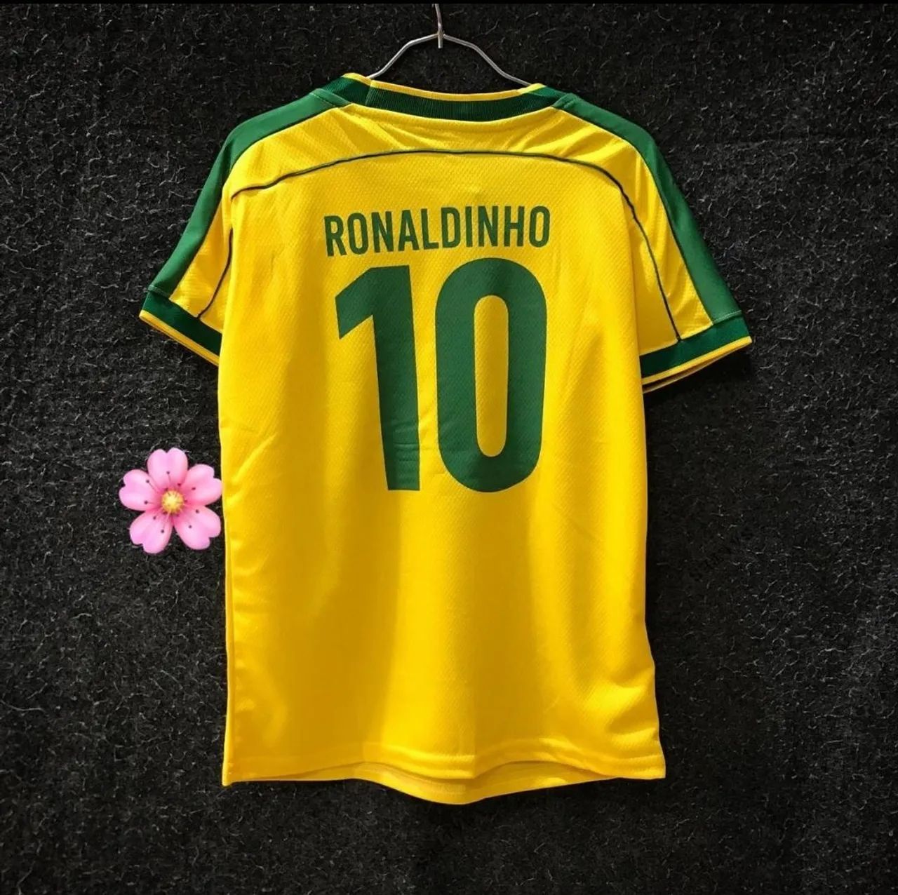 Camis retrô feminina Ronaldinho 10 - Foto 2