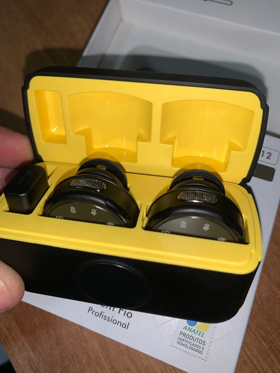 Microfone de lapela novo  - Foto 3