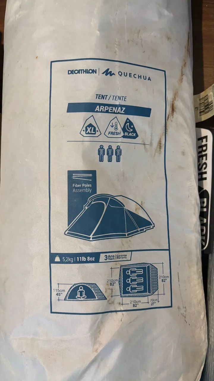 Barraca e colchão inflável  - Foto 2