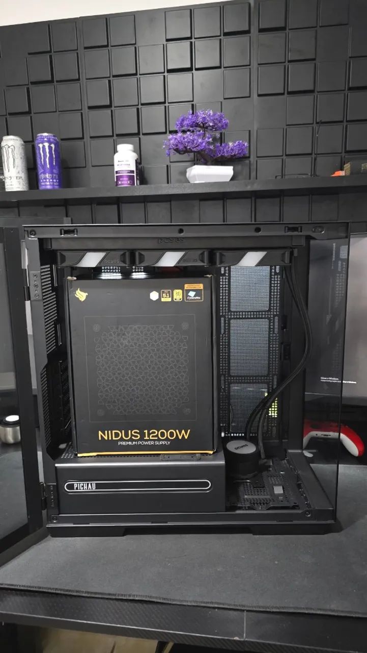Combo Gabinete, water Cooler e Fonte 1200W - Foto 2