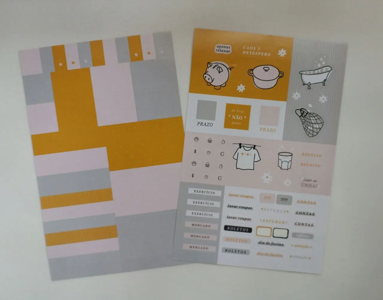 Adesivos Rotina perfeita Meg & Meg