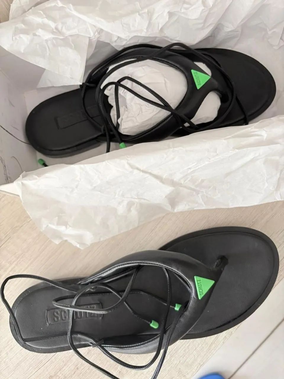 Schutz NOVA, rasteira com amarração - Foto 2