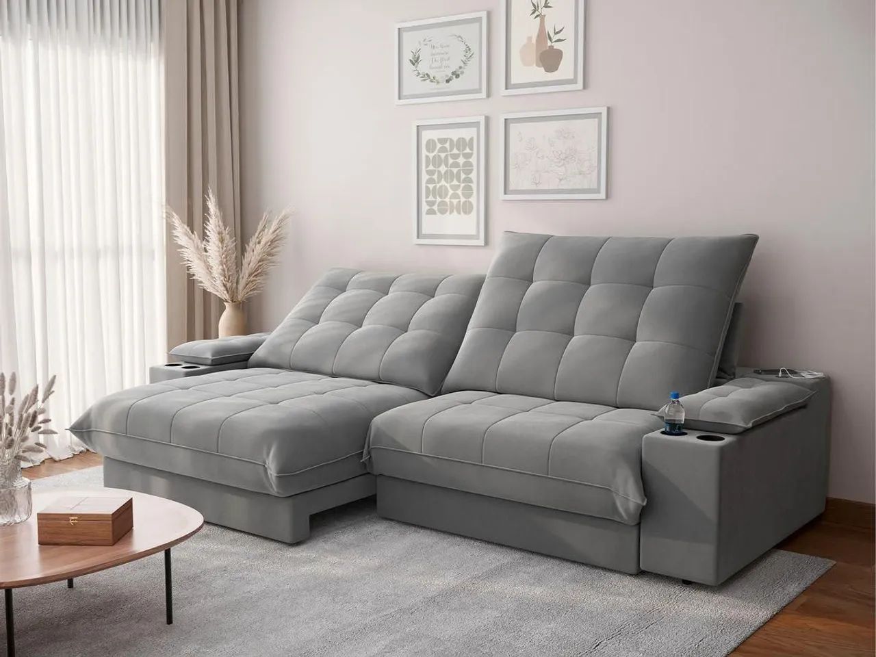 Sofa Novo embalado medindo 2.90