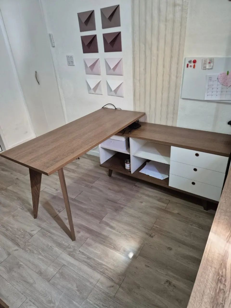 mesa de escritório em L - Foto 2
