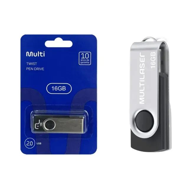 Pen Drive Twist Multilaser 16GB Original