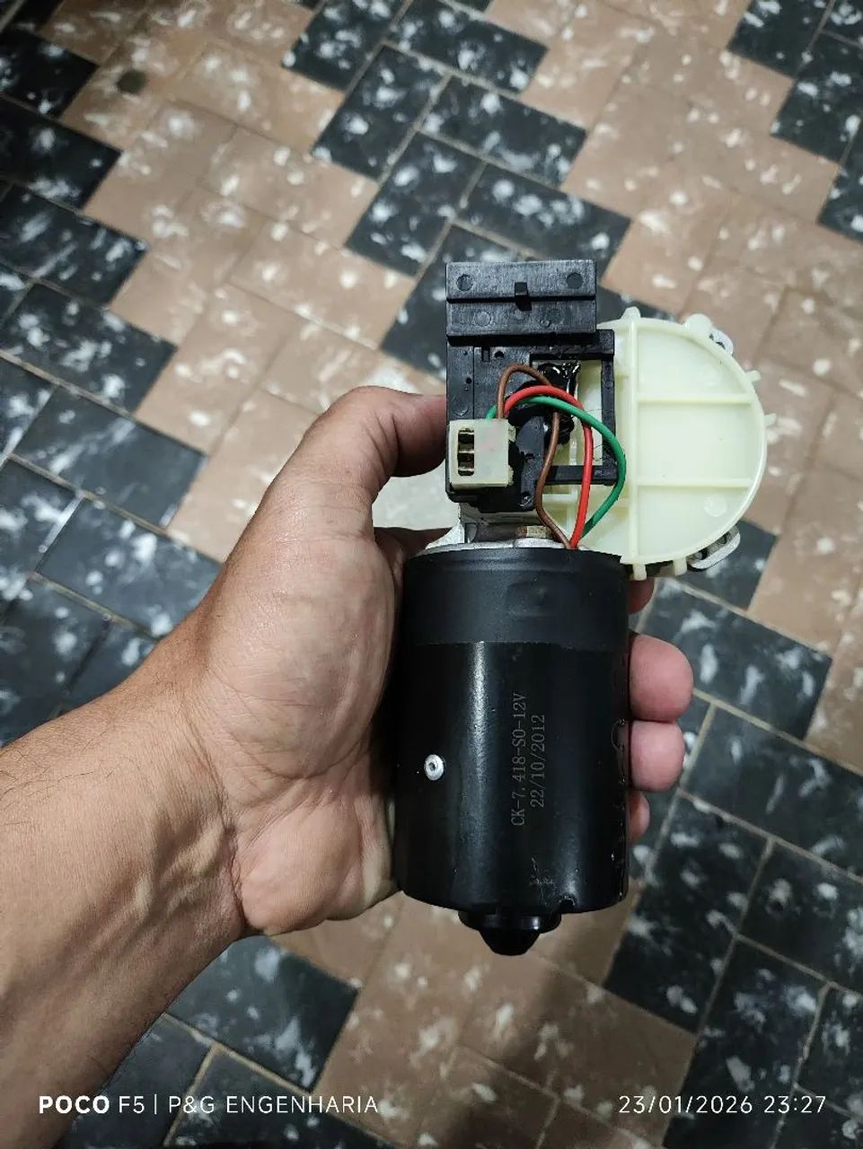 Motor limpador CK-7.418-S0-12V - Foto 3