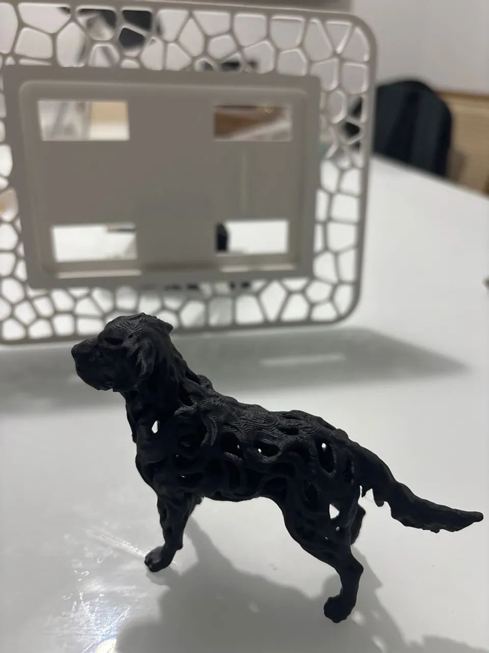 Cachorro vasado decoração 