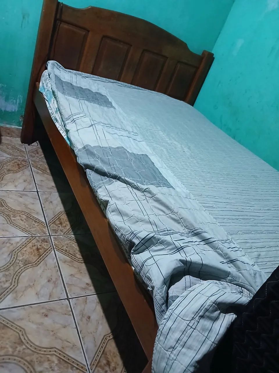 Cama casal de madeira  - Foto 2