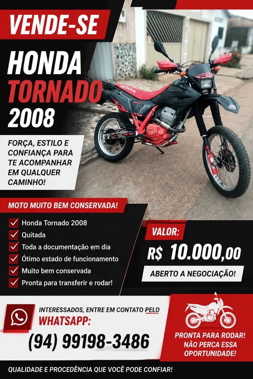 Moto Tornando 2008 quitado. - Foto 2