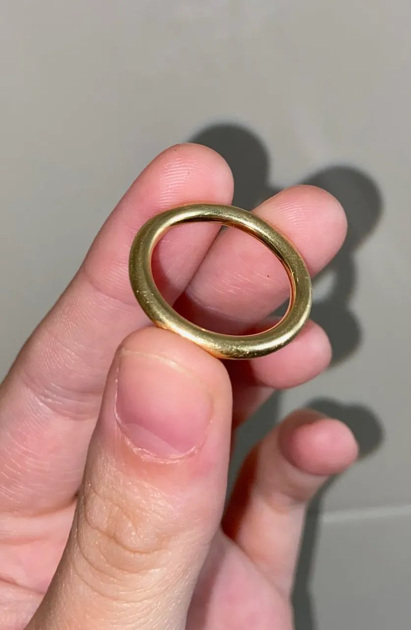 Aliança em Ouro 18k  - Foto 2