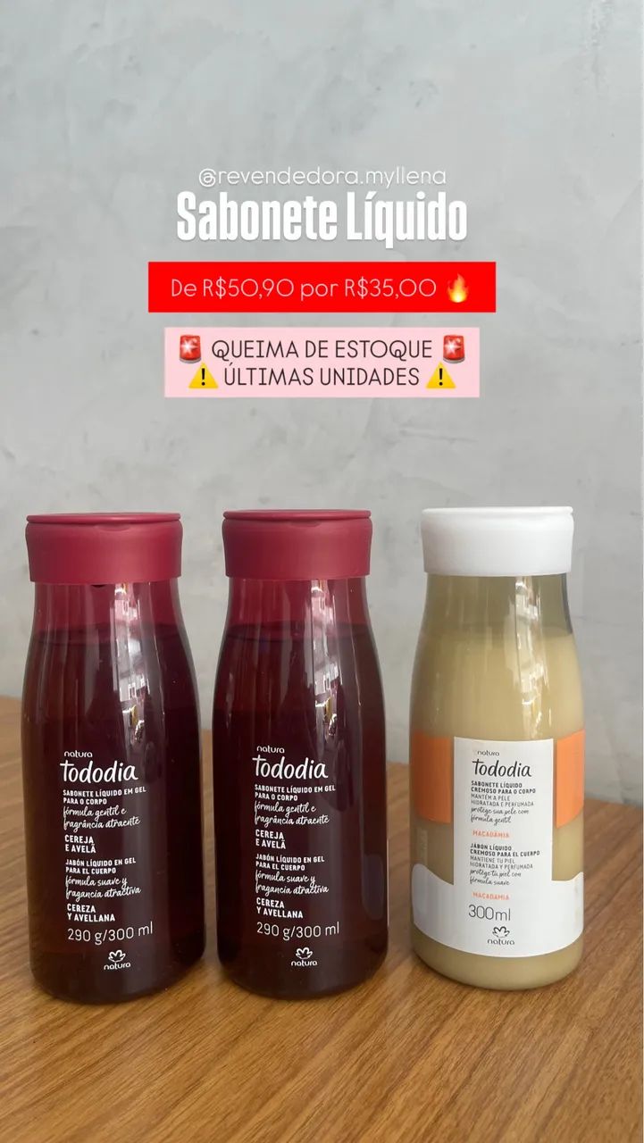 Sabonete líquido Natura 300 ml 