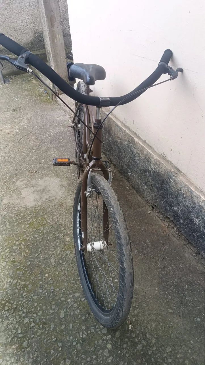 Bicicleta Praiana -  Cor Marrom - Foto 3