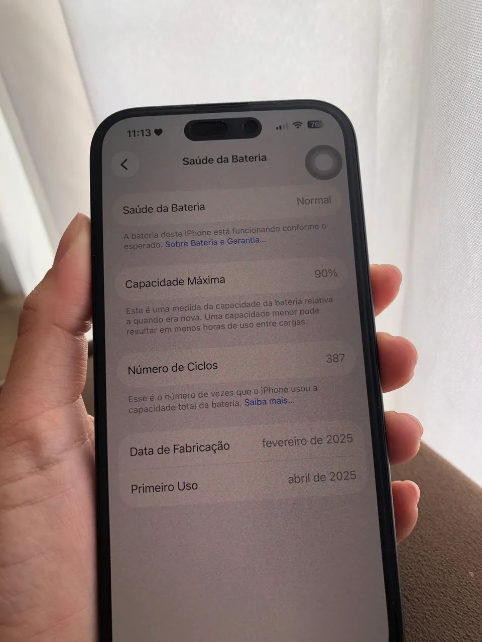 IPHONE 15 PRETO 128 GB - Foto 5