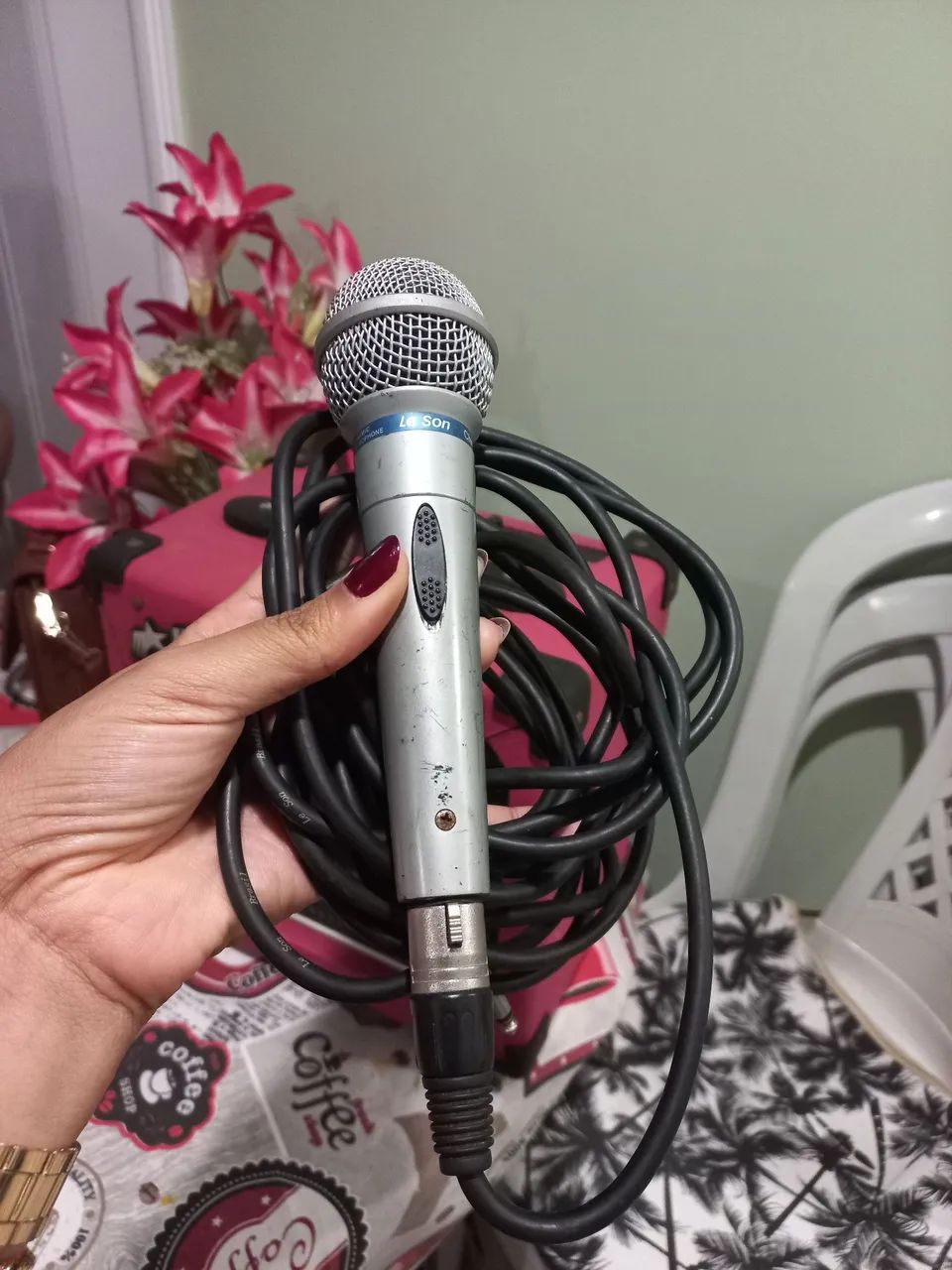 Amplificador Wordstar com microfone  - Foto 3