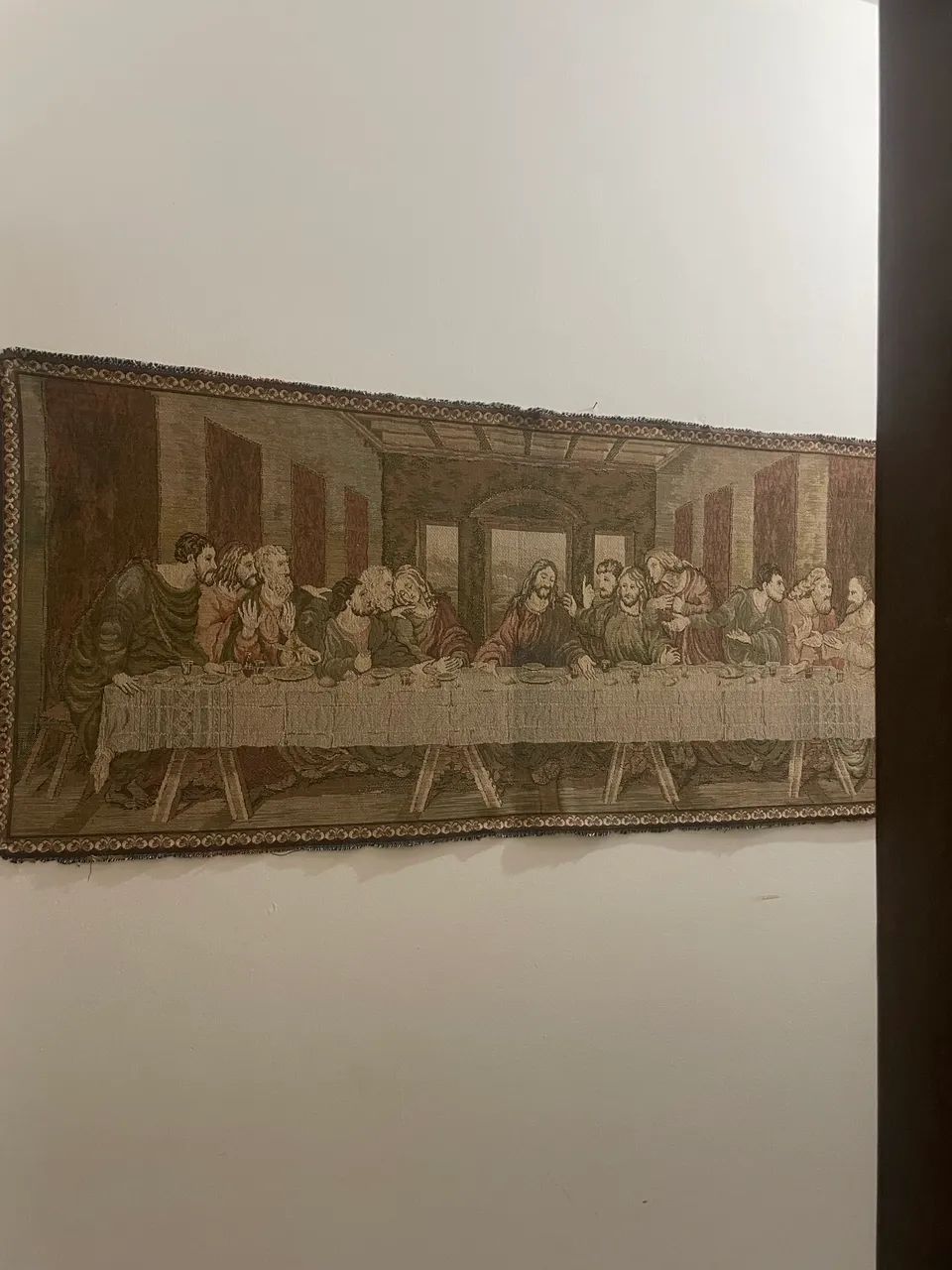 Tapeçaria ? A ceia de Cristo ?gobelin - Foto 4