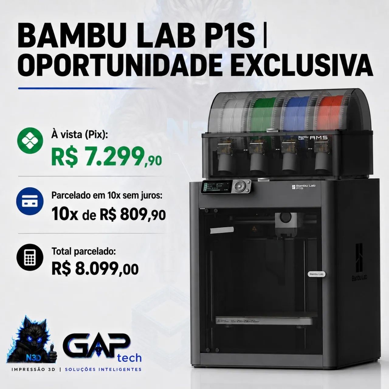 Impressoras 3d e filamentos  - Foto 3
