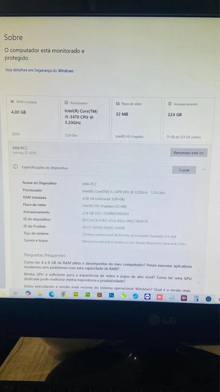 Computador e Monitor  - Foto 2