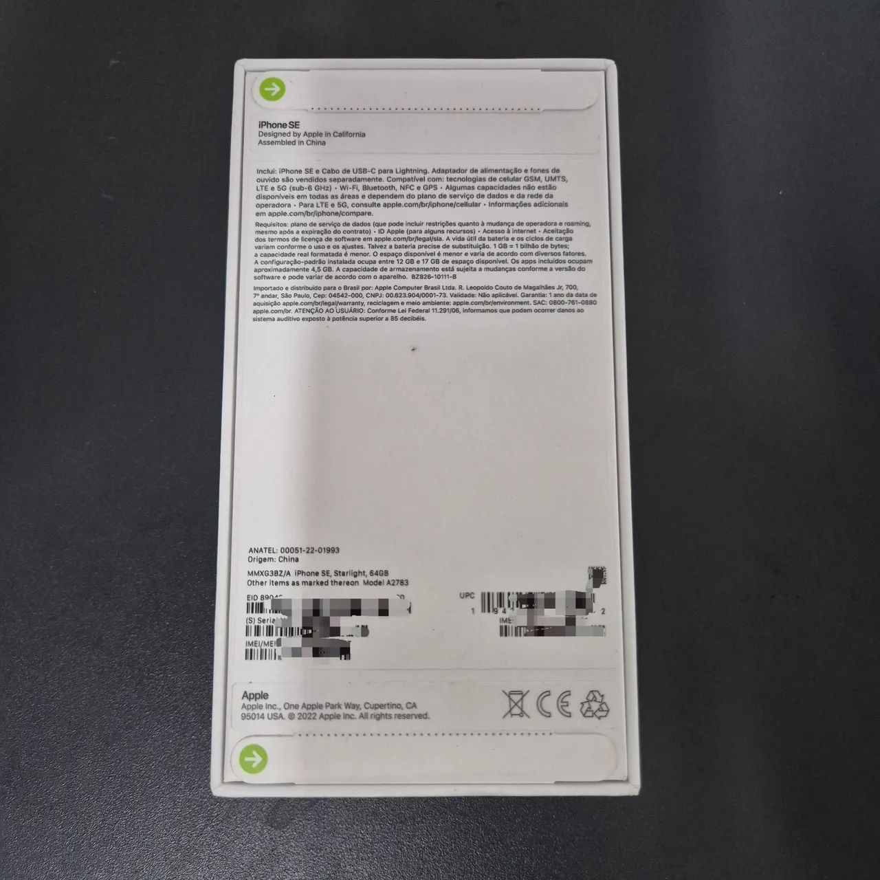 iPhone SE de 3ª geração 64GB - Novo Lacrado - Foto 2